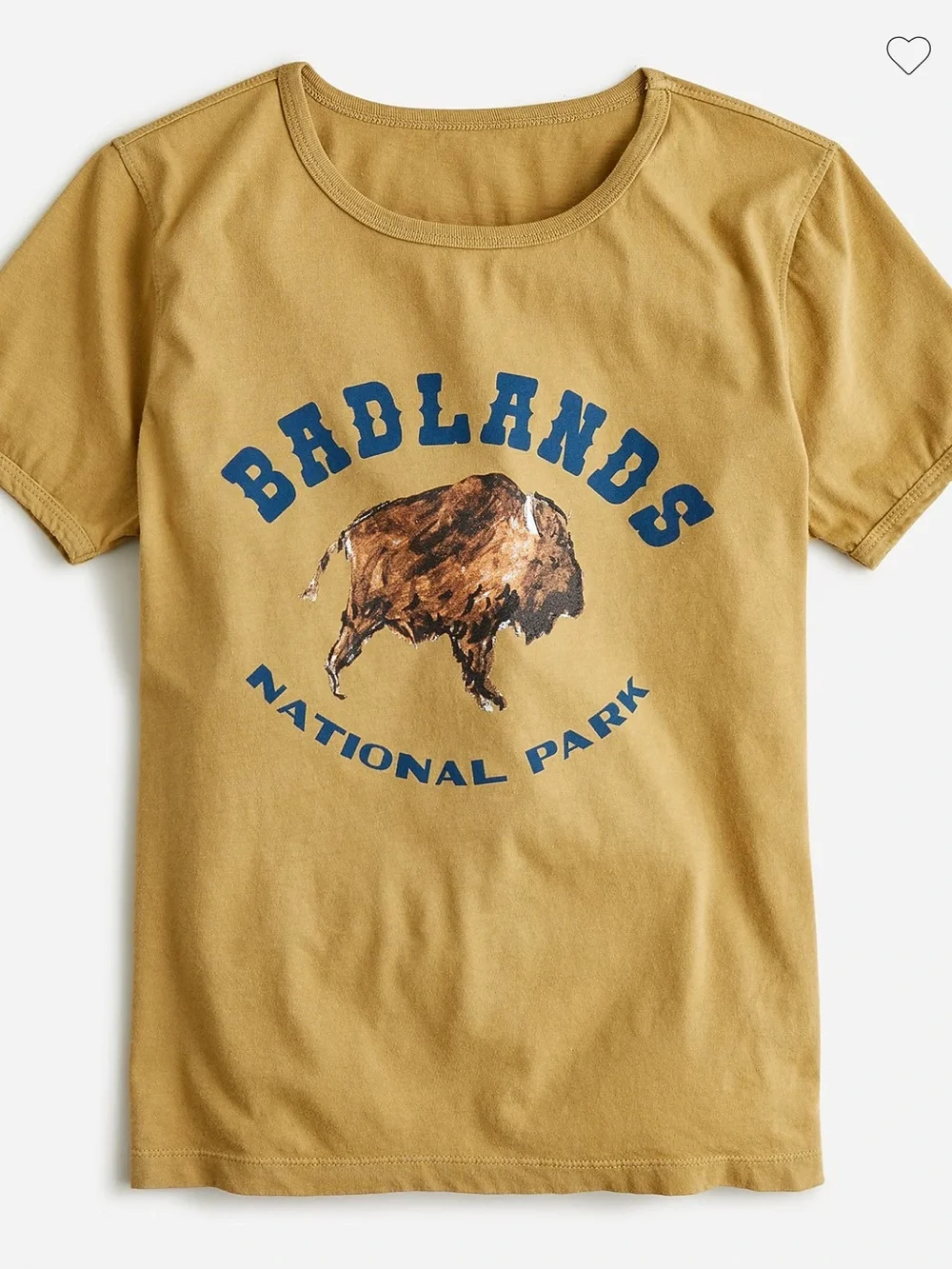 NWT J. Crew X National Park Foundation’Badlands National Park' Graphic Tee. M - Picture 3 of 7